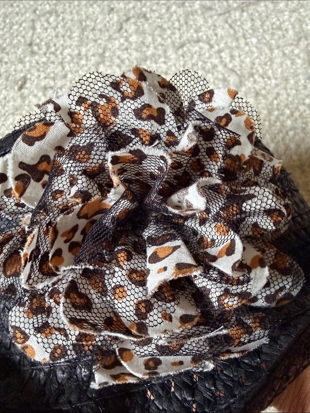 🌸The Children’s Place Girls Youth Size Medium (7-8) Brown Straw Hat